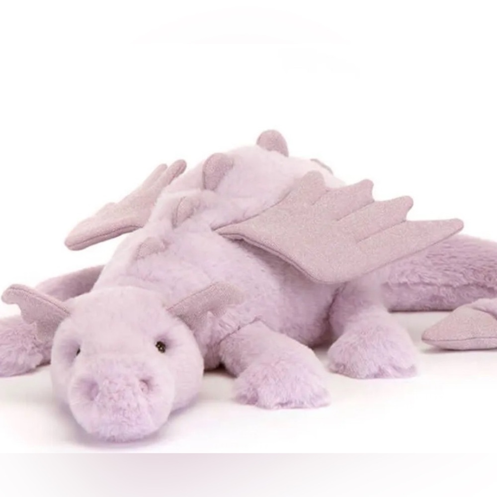 NWT Jellycat Lavender Dragon